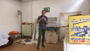 Giovanni Kronenberg in studio a Milano